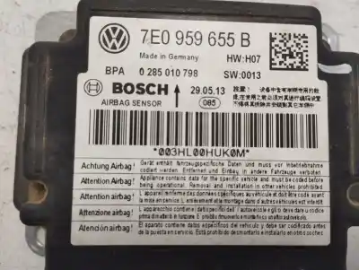 Автозапчастина б/у блок управління подушками безпеки для volkswagen caddy ka/kb (2c) kasten посилання на oem iam 7e0959655b  
