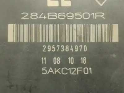 Second-hand car spare part fuse box unit for renault kadjar zen oem iam references 284b69501r