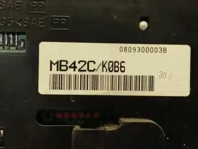 Second-hand car spare part dashboard for renault maxity fg 150.35/45 150 cv / 110 kw oem iam references mb42ck0b6  