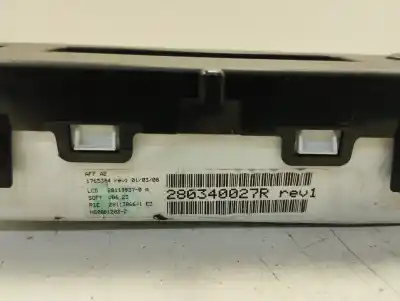 Second-hand car spare part multifunction display for renault laguna iii authentique oem iam references 280340027r  