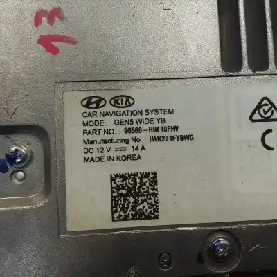 Second-hand car spare part multifunction display for kia stonic (ybcuv) drive oem iam references 96560h8410fhv  