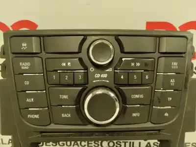 Second-hand car spare part audio system / radio cd for opel astra j lim. cosmo oem iam references 13346050