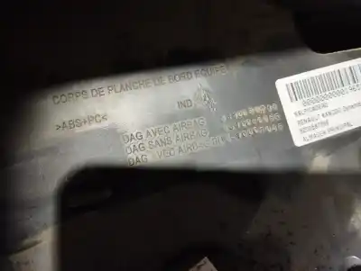 Second-hand car spare part dashboard for renault kangoo dynamique oem iam references 8200587060  