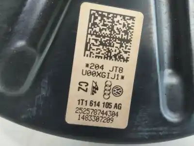 Автозапчастина б/у гальмівний серво для volkswagen caddy ka/kb (2c) kasten посилання на oem iam 1t1614105ag  