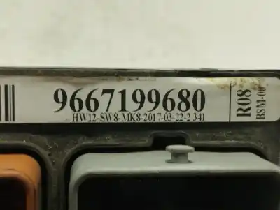 Second-hand car spare part fuse box unit for citroen c3 lx oem iam references 9667199680  