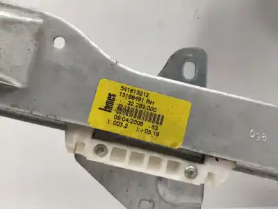 Second-hand car spare part passenger side right window regulator for opel corsa d cosmo oem iam references 39161985  