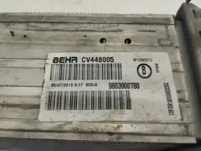 Peça sobressalente para automóvel em segunda mão intercooler por peugeot 208 tech edition blue hdi referências oem iam 9803900780