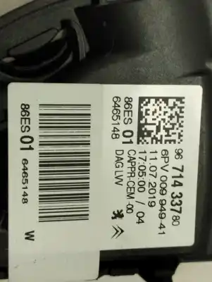 Pièce détachée automobile d'occasion potentiomètre à pédale pour peugeot 208 tech edition blue hdi références oem iam 9671433780  