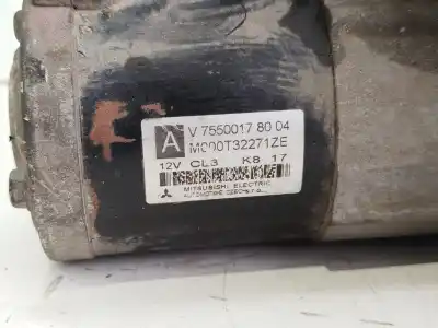 Second-hand car spare part STARTER MOTOR for PEUGEOT 308  OEM IAM references V755001780 CL3 M000T32271