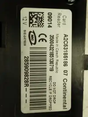 Автозапчастина б/у СТАРТЕР для RENAULT LAGUNA III  Посилання на OEM IAM A2C5318518607  