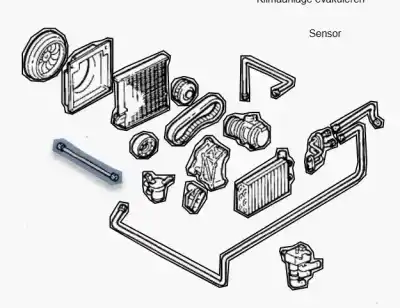 Peça sobressalente para automóvel em segunda mão tubos de ar condicionado por bmw serie 3 compacto (e36) 316i referências oem iam 64538375753  