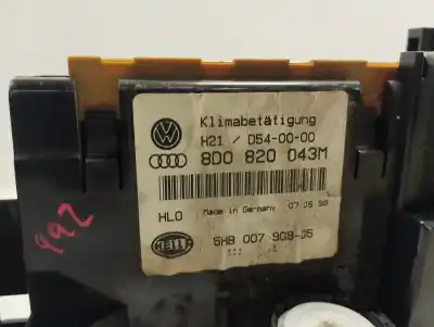Peça sobressalente para automóvel em segunda mão comando de sofagem (chauffage / ar condicionado)  por audi a4 berlina (b5) 1.9 tdi referências oem iam 8d0820043m  
