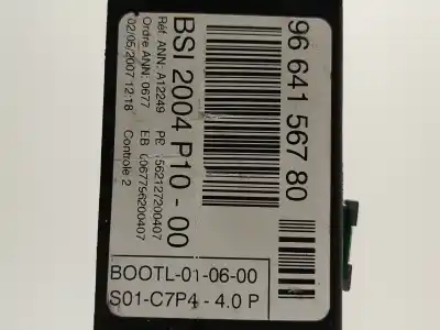 Tweedehands auto-onderdeel RELAIS/ZEKERINGENKASTJE voor CITROEN C3 PLURIEL  OEM IAM-referenties 9664156780  