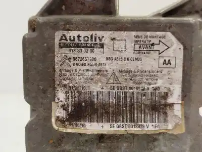 Second-hand car spare part airbag control unit for citroen c3 lx oem iam references 9673657980