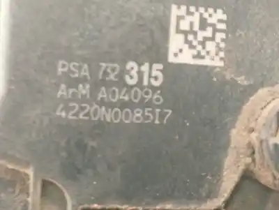 Peça sobressalente para automóvel em segunda mão fechadura da porta traseira direita por citroen c3 lx referências oem iam 9800624980  