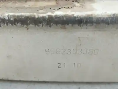 Second-hand car spare part rear bumper reinforcement for citroen c3 lx oem iam references 9683393380  