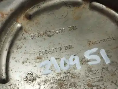 Peça sobressalente para automóvel em segunda mão grelha de pára choques esquerda por citroen c3 lx referências oem iam 7422g8  