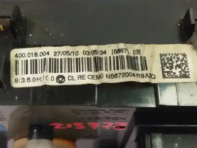 Second-hand car spare part heating / air conditioning control panel for citroen c3 lx oem iam references 9675400280