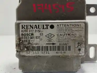 Автозапчасти б/у блок управления подушками безопасности за renault clio ii fase ii (b/cb0) base authentique 82 cv / 60 kw ссылки oem iam 8200277315  