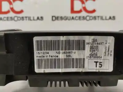 Peça sobressalente para automóvel em segunda mão comando de sofagem (chauffage / ar condicionado) por peugeot 307 break / sw (s1) sw pack referências oem iam 6451zq  