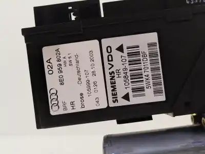 Автозапчастина б/у двигатель заднього правого скла для audi a4 b6 (8e2) 1.9 tdi посилання на oem iam 8e0959802a  