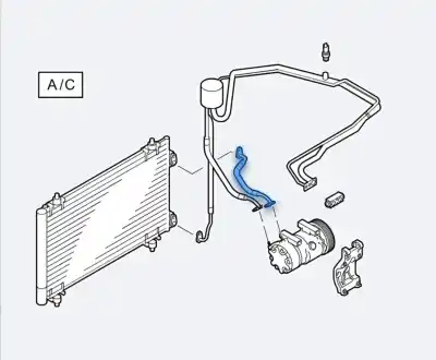 Автозапчастина б/у ТРУБИ КОНДИЦІОНАЦІЇ для PEUGEOT 308  Посилання на OEM IAM 9658227580  