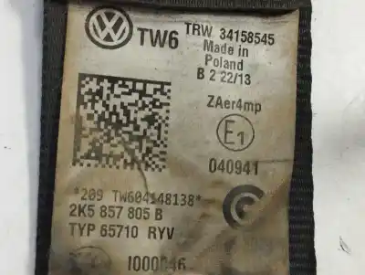 Автозапчасти б/у передний левый ремень безопасности за volkswagen caddy ka/kb (2c) kasten ссылки oem iam 2k5857805b  