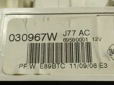 Pezzo di ricambio per auto di seconda mano controllo riscaldamento / aria condizionata per renault clio iii pack authentique riferimenti oem iam 7701070473  