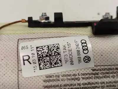 Автозапчастина б/у передня права бічна подушка безпеки для audi a4 b8 (8k2) 2.0 tdi посилання на oem iam 8k0880242f  