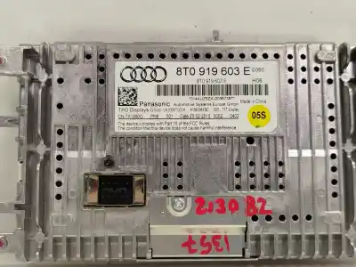 Автозапчасти б/у многофункциональный дисплей за audi a4 b8 (8k2) 2.0 tdi ссылки oem iam 8t0919603e  