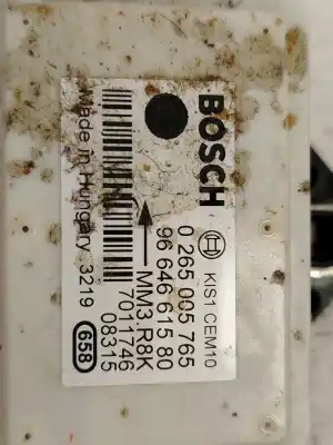 Peça sobressalente para automóvel em segunda mão módulo eletrônico por peugeot 308 sportium 119 cv / 88 kw referências oem iam 0265005765  