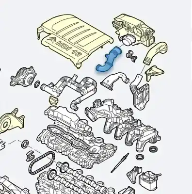 Автозапчастина б/у ТРУБОПРОВОД ТУРБОКОМПЕНСАтора для CITROEN C4 BERLINA  Посилання на OEM IAM 9656953680   Автозапчастина б/у ТРУБОПРОВОД ТУРБОКОМПЕНСАтора для CITROEN C4 BERLINA  Посилання на OEM IAM 9656953680