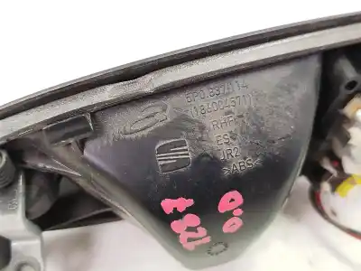 Peça sobressalente para automóvel em segunda mão puxador interior dianteiro direito por seat leon (1p1) reference referências oem iam 5p0837114