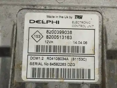 Автозапчасти б/у блок управления двигателем за renault clio iii pack authentique ссылки oem iam 8200399038  