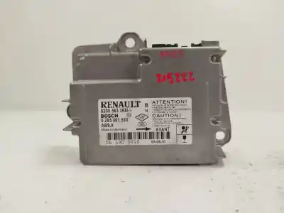 Second-hand car spare part airbag control unit for renault clio iii pack authentique oem iam references 8200563368  
