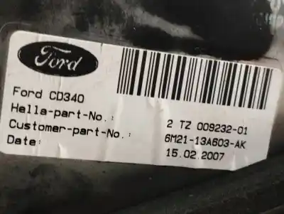 Second-hand car spare part interior left tailgate light for ford s-max (ca1) trend oem iam references 6m2113a603ak  