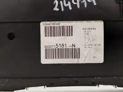 Автозапчастина б/у панель інструментів для renault clio iii dynamique посилання на oem iam 8200715181n