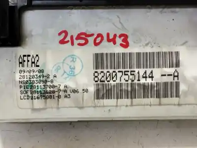 Автозапчастина б/у багатофункційний дисплей для renault clio iii pack authentique посилання на oem iam 8200755144a  