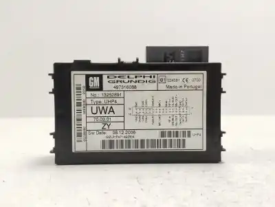 Second-hand car spare part electronic module for opel corsa d enjoy oem iam references 13252891  