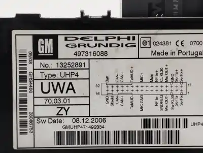 Tweedehands auto-onderdeel elektronische module voor opel corsa d enjoy oem iam-referenties 13252891