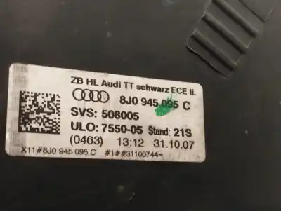 Second-hand car spare part left tailgate light for audi tt (8j3/8j9) 2.0 tfsi coupe oem iam references 8j0945095c  