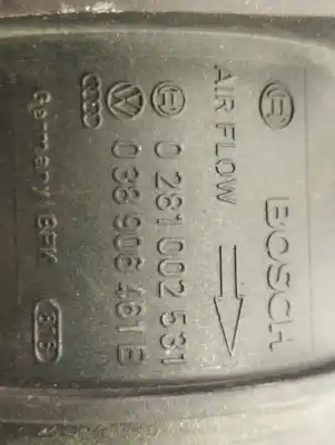 Peça sobressalente para automóvel em segunda mão medidor de massa de ar por seat leon (1p1) reference referências oem iam 0281002531