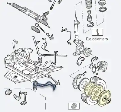 Peça sobressalente para automóvel em segunda mão  por BMW SERIE 3 BERLINA (E90)  Referências OEM IAM 31122405861  