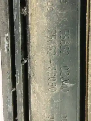 Peça sobressalente para automóvel em segunda mão moldagem por toyota corolla (_e12_) 1.4 d (nde120_) referências oem iam 7565202040  