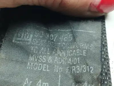 Second-hand car spare part rear left seat belt for opel corsa b base oem iam references 90387485  