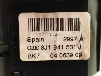 Second-hand car spare part headlights switch for audi tt (8j3/8j9) 2.0 tfsi coupe oem iam references 8j1941531j