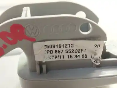 Peça sobressalente para automóvel em segunda mão para-sol direito por seat leon (1p1) reference referências oem iam 5p0857552d  