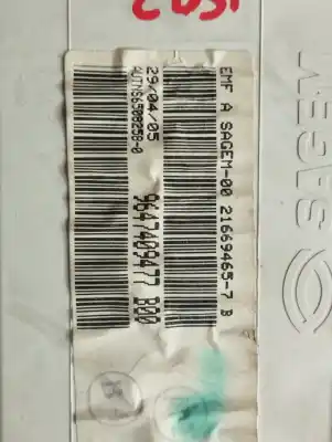 Second-hand car spare part multifunction display for citroen c2 furio oem iam references 9647409477  