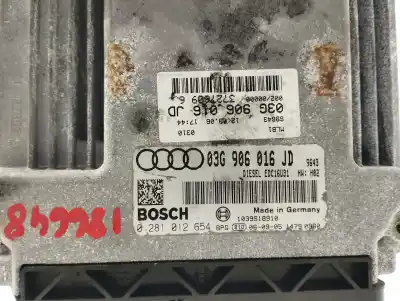 Second-hand car spare part ecu engine control for audi a4 avant (8e) 2.0 tdi oem iam references 0281012654  