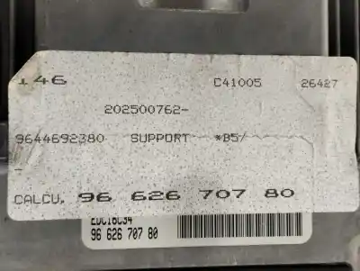 Peça sobressalente para automóvel em segunda mão centralina de motor uce por citroen c4 berlina vtr plus referências oem iam 9662670780